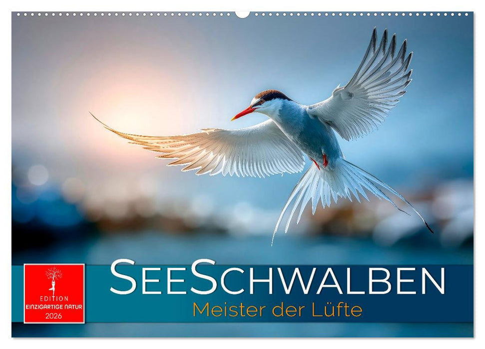 Seeschwalben - Meister der Lüfte (CALVENDO Wandkalender 2026)