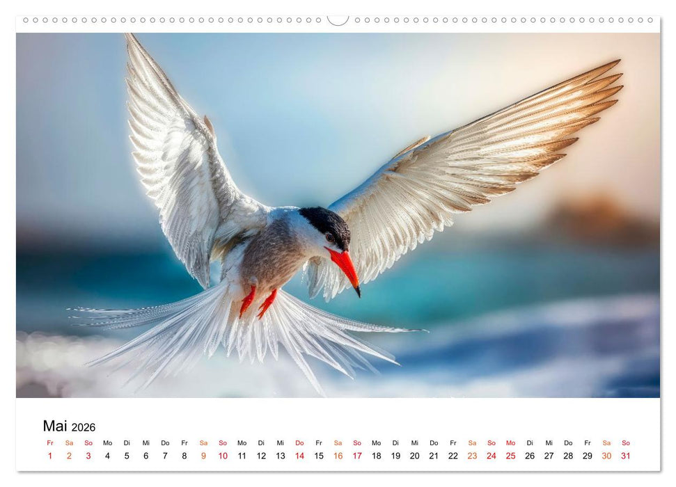 Seeschwalben - Meister der Lüfte (CALVENDO Wandkalender 2026)