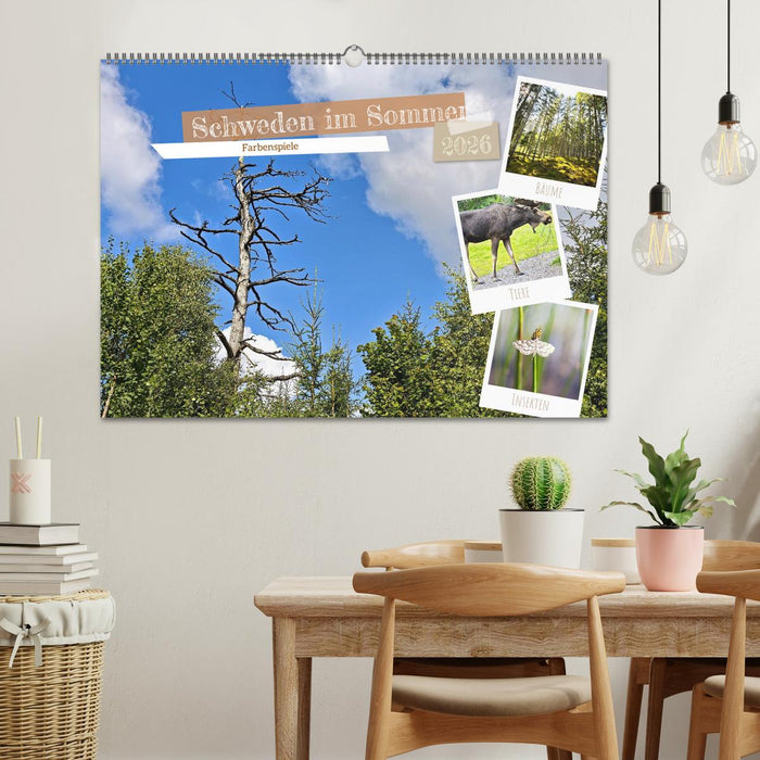 Schweden im Sommer (CALVENDO Wandkalender 2026)