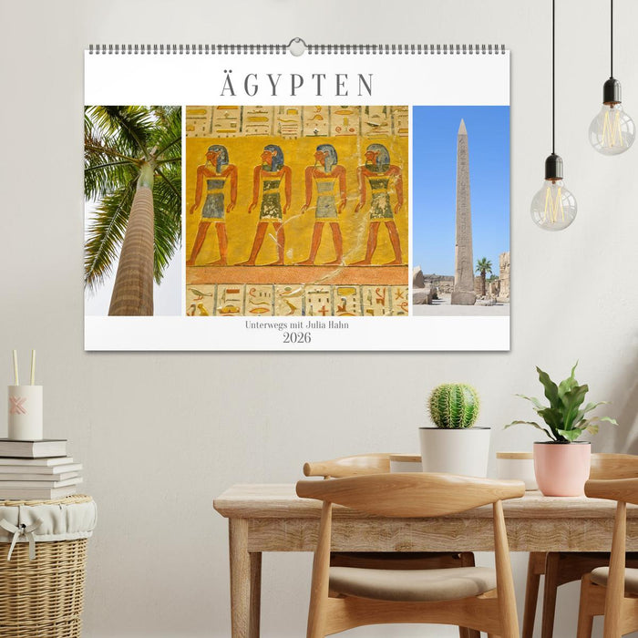 Ägypten - unterwegs mit Julia Hahn (CALVENDO Wandkalender 2026)