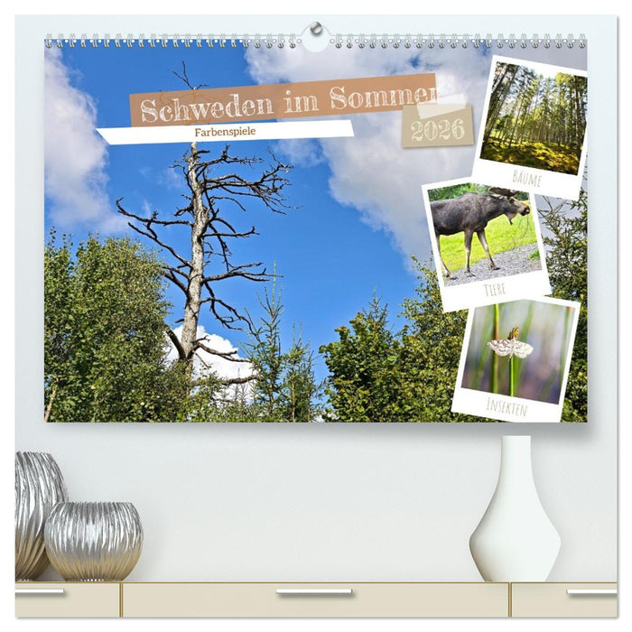 Schweden im Sommer (CALVENDO Premium Wandkalender 2026)