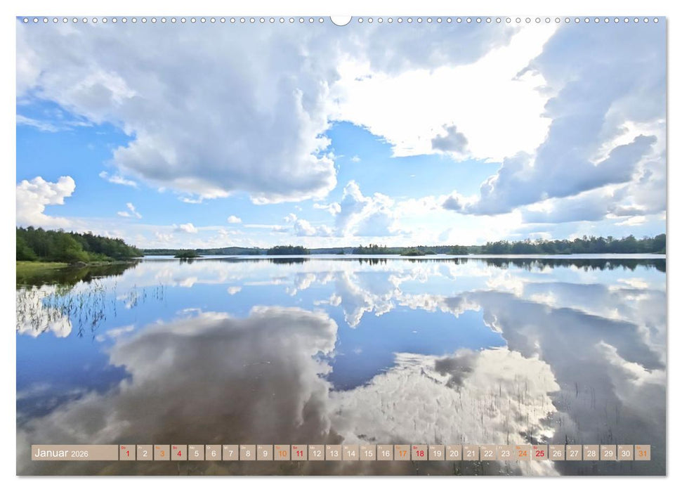 Schweden im Sommer (CALVENDO Premium Wandkalender 2026)