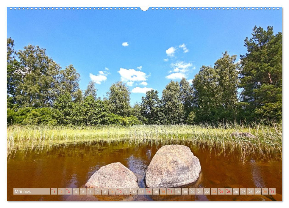 Schweden im Sommer (CALVENDO Premium Wandkalender 2026)