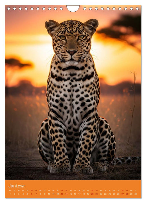 Tiere in der Savanne (CALVENDO Wandkalender 2026)