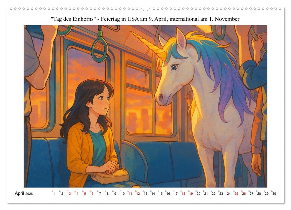 Kalender der kuriosen Feiertage (CALVENDO Wandkalender 2026)