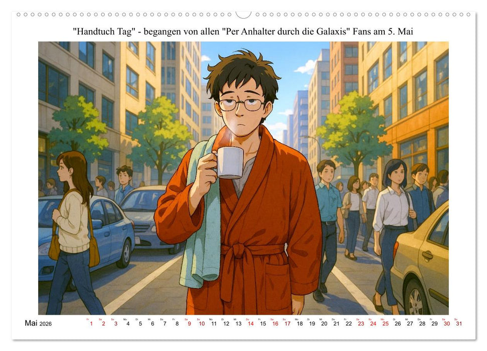 Kalender der kuriosen Feiertage (CALVENDO Wandkalender 2026)