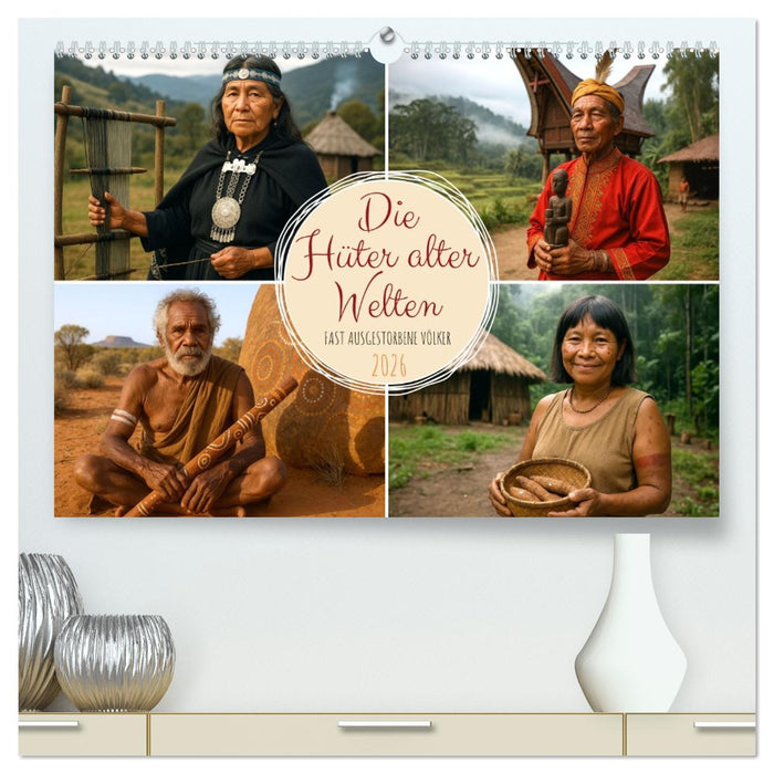 Die Hüter alter Welten (CALVENDO Premium Wandkalender 2026)