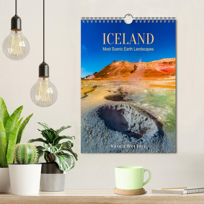 ICELAND, Most Scenic Earth Landscapes, Nature Wonders (CALVENDO Monthly Calendar 2026)