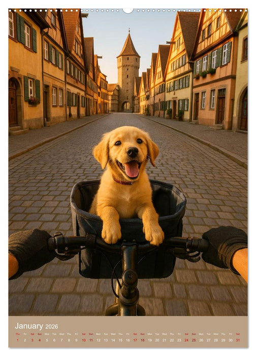 Cycling in Germany (CALVENDO Monthly Calendar 2026)