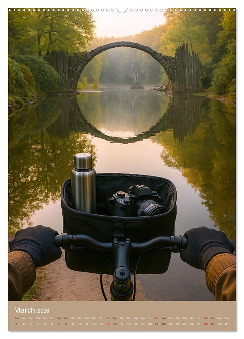 Cycling in Germany (CALVENDO Monthly Calendar 2026)