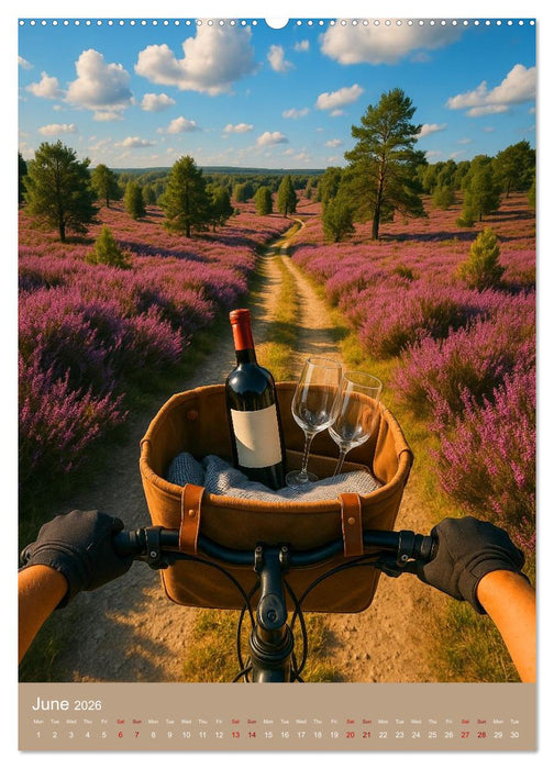 Cycling in Germany (CALVENDO Monthly Calendar 2026)