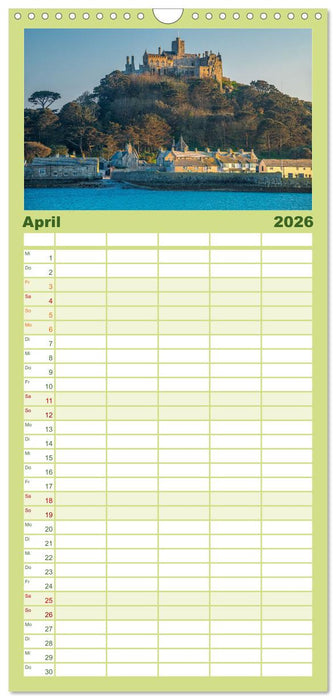 Burgen und Schlösser in England (CALVENDO Familienplaner 2026)