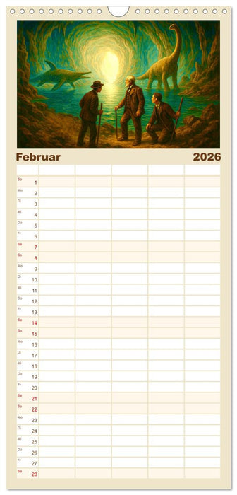 Jules Verne. Sein Leben, seine Werke (CALVENDO Familienplaner 2026)