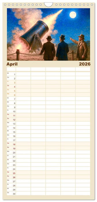 Jules Verne. Sein Leben, seine Werke (CALVENDO Familienplaner 2026)