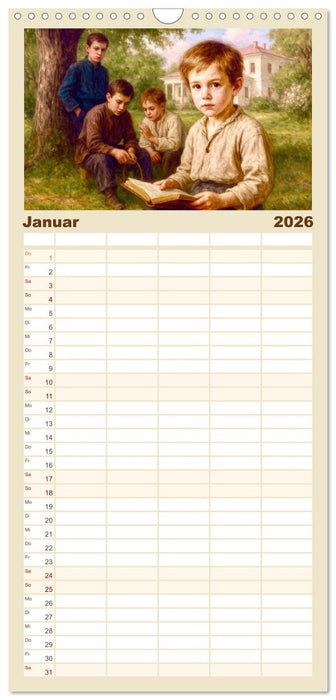 Leo Tolstoi (CALVENDO Familienplaner 2026)