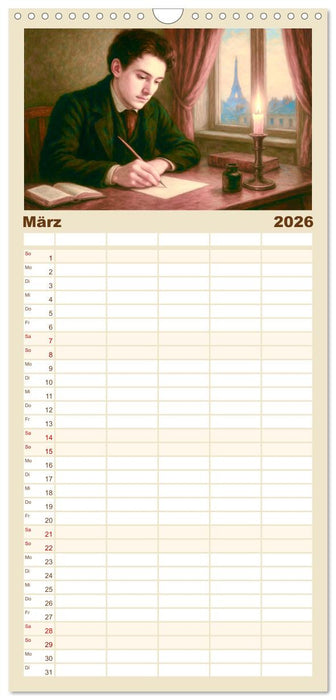 Victor Hugo (CALVENDO Familienplaner 2026)