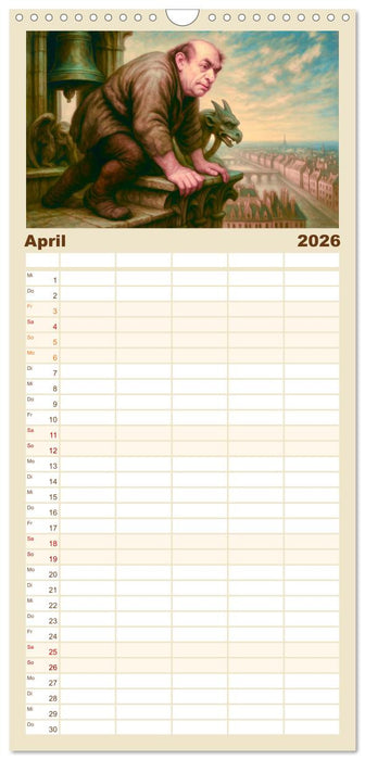 Victor Hugo (CALVENDO Familienplaner 2026)