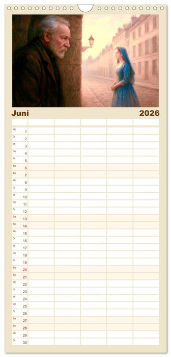 Victor Hugo (CALVENDO Familienplaner 2026)