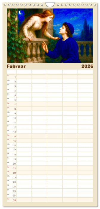 William Shakespeare (CALVENDO Familienplaner 2026)