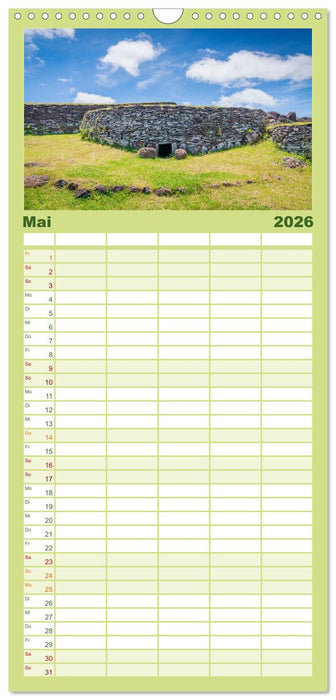 Die Osterinsel – Mythen, Moai und wilde Schönheit (CALVENDO Familienplaner 2026)