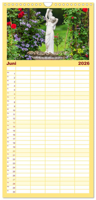 Schlösser und Gärten in Brandenburg (CALVENDO Familienplaner 2026)