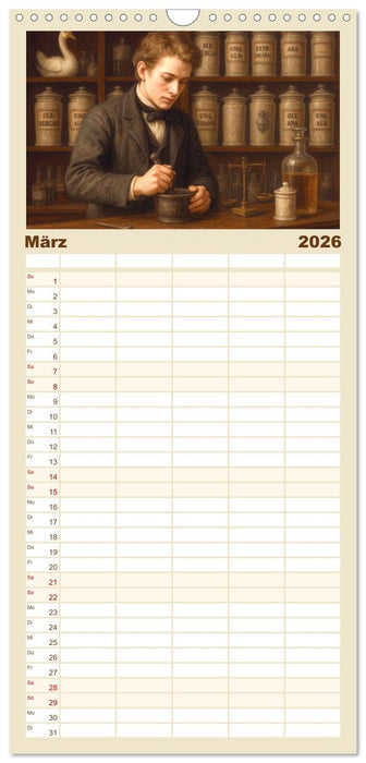 Theodor Fontane (CALVENDO Familienplaner 2026)