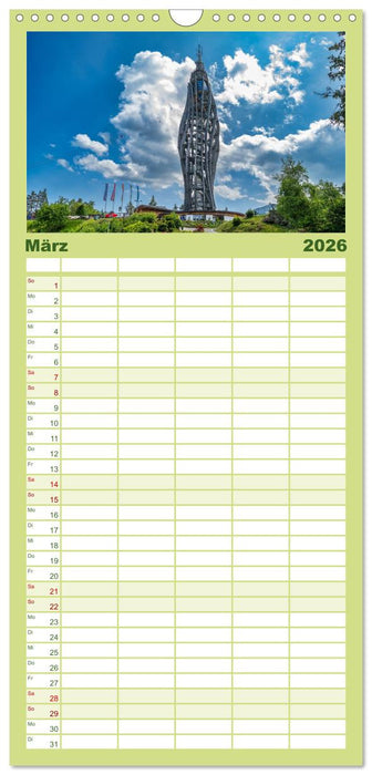 Rund um den Wörthersee in Österreich (CALVENDO Familienplaner 2026)