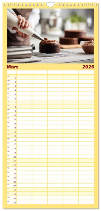 Mit Herz und Hand, Ich bin Bäcker (CALVENDO Familienplaner 2026)