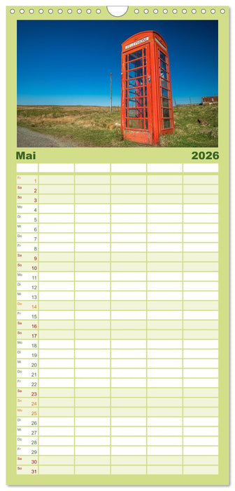 Raue Schönheit - Isle of Skye (CALVENDO Familienplaner 2026)