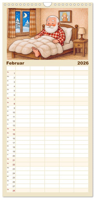 Was macht der Weihnachtsmann? (CALVENDO Familienplaner 2026)