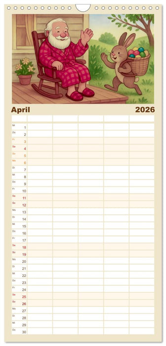 Was macht der Weihnachtsmann? (CALVENDO Familienplaner 2026)