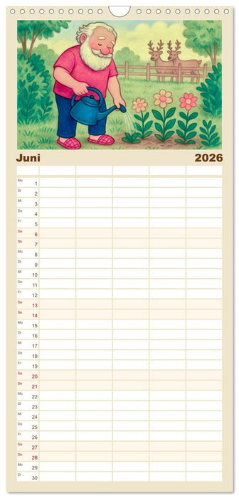 Was macht der Weihnachtsmann? (CALVENDO Familienplaner 2026)