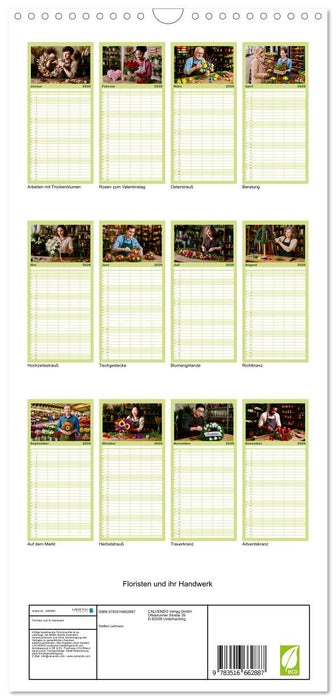 Floristen und ihr Handwerk (CALVENDO Familienplaner 2026)
