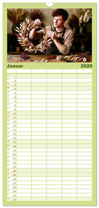 Floristen und ihr Handwerk (CALVENDO Familienplaner 2026)