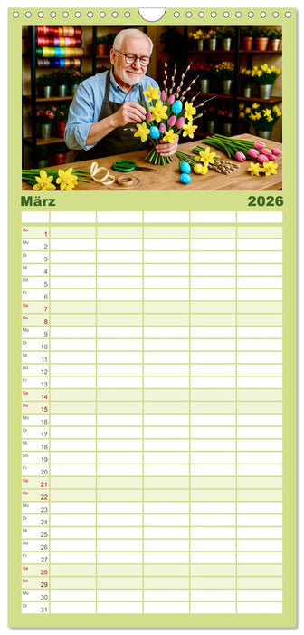 Floristen und ihr Handwerk (CALVENDO Familienplaner 2026)