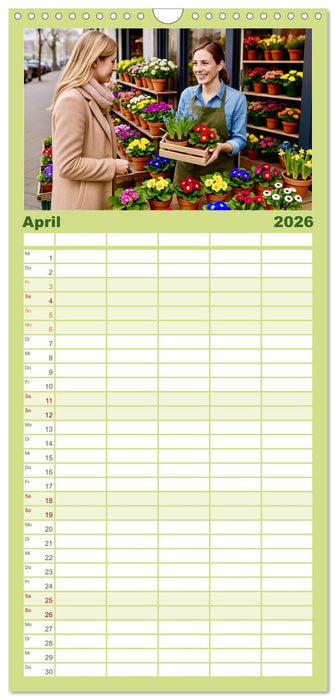 Floristen und ihr Handwerk (CALVENDO Familienplaner 2026)