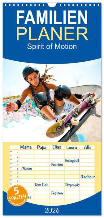 Spirit of Motion (CALVENDO Familienplaner 2026)