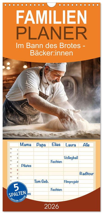 Im Bann des Brotes - Bäcker:innen (CALVENDO Familienplaner 2026)