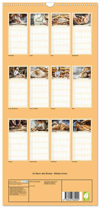 Im Bann des Brotes - Bäcker:innen (CALVENDO Familienplaner 2026)