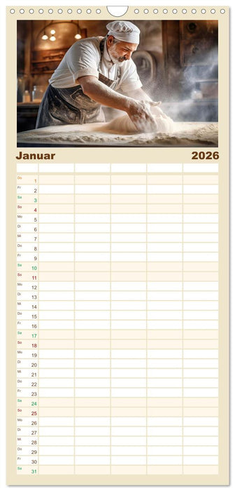 Im Bann des Brotes - Bäcker:innen (CALVENDO Familienplaner 2026)