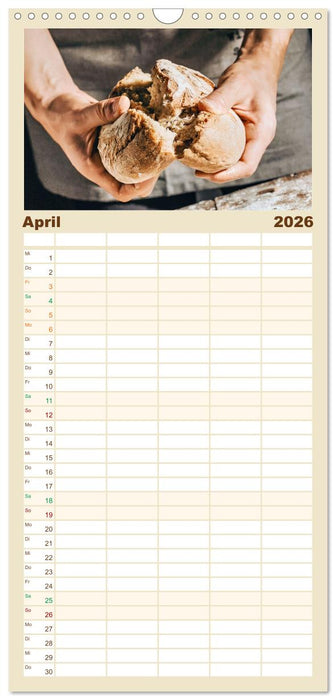 Im Bann des Brotes - Bäcker:innen (CALVENDO Familienplaner 2026)