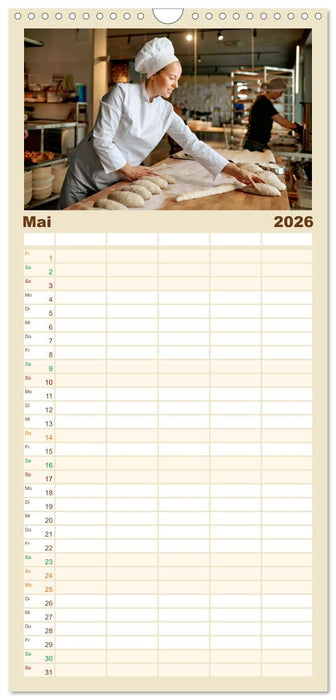 Im Bann des Brotes - Bäcker:innen (CALVENDO Familienplaner 2026)