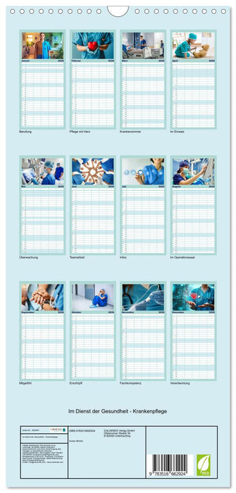 Im Dienst der Gesundheit - Krankenpflege (CALVENDO Familienplaner 2026)