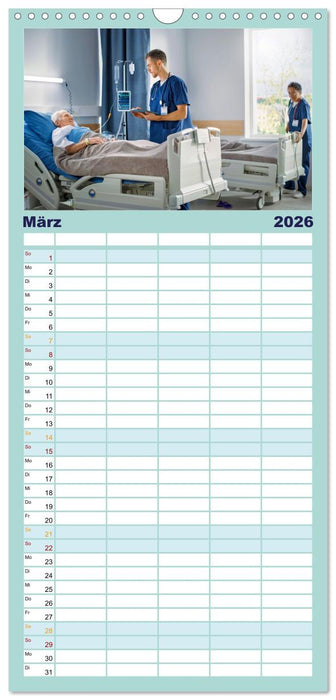 Im Dienst der Gesundheit - Krankenpflege (CALVENDO Familienplaner 2026)