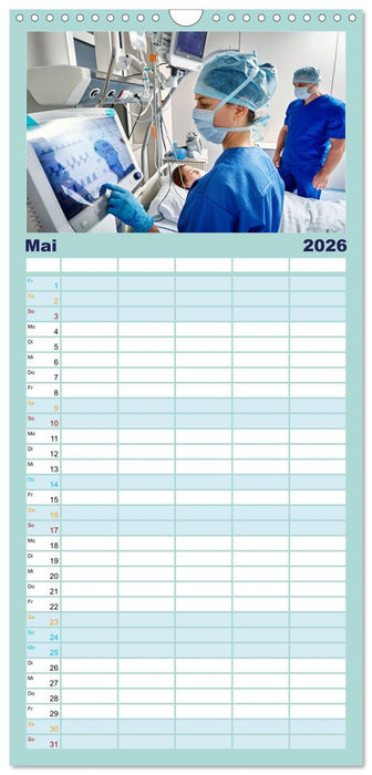 Im Dienst der Gesundheit - Krankenpflege (CALVENDO Familienplaner 2026)