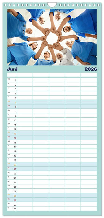 Im Dienst der Gesundheit - Krankenpflege (CALVENDO Familienplaner 2026)