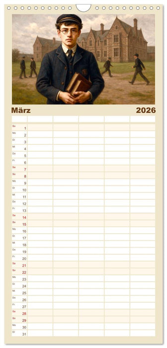 Rudyard Kipling (CALVENDO Familienplaner 2026)