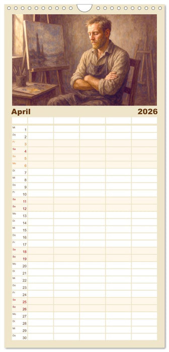 Rudyard Kipling (CALVENDO Familienplaner 2026)