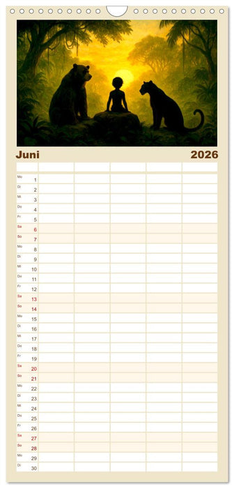 Rudyard Kipling (CALVENDO Familienplaner 2026)