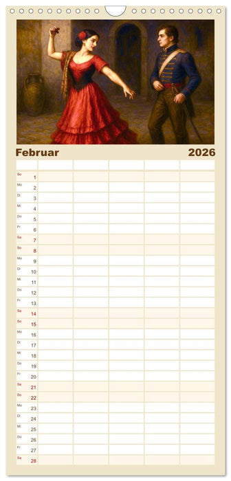 Die berühmtesten Opern der Welt (CALVENDO Familienplaner 2026)